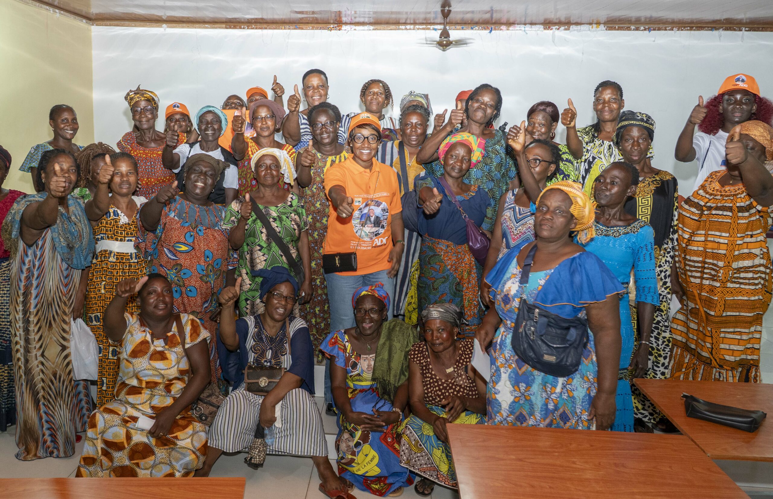 Florence Achi mobilise les femmes d’Adzopé pour un vote massif en faveur du Président Alassane Ouattara